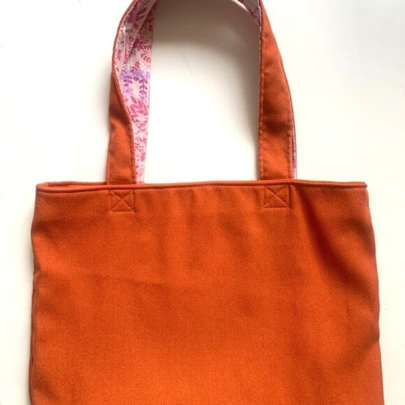 FABRIC TOTE BAG WITH LINING WOMEN "MAMA" 16 in x 13 in - Picture 3 of 3